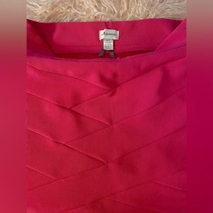 Dynamite Hot Pink Bodycon Skirt